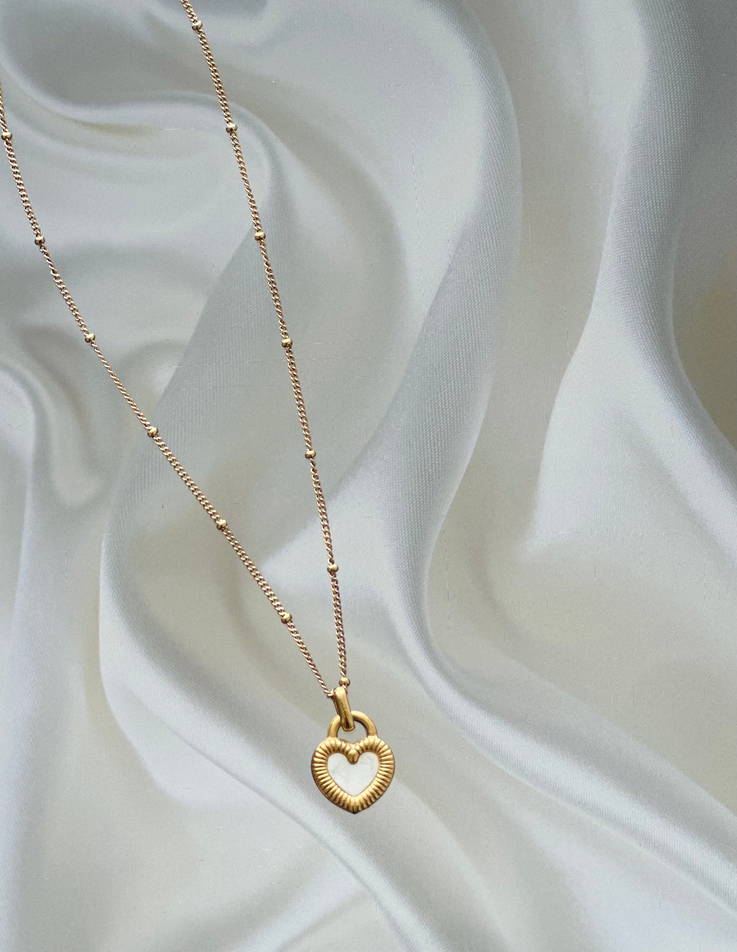 Reversible Heart Necklace