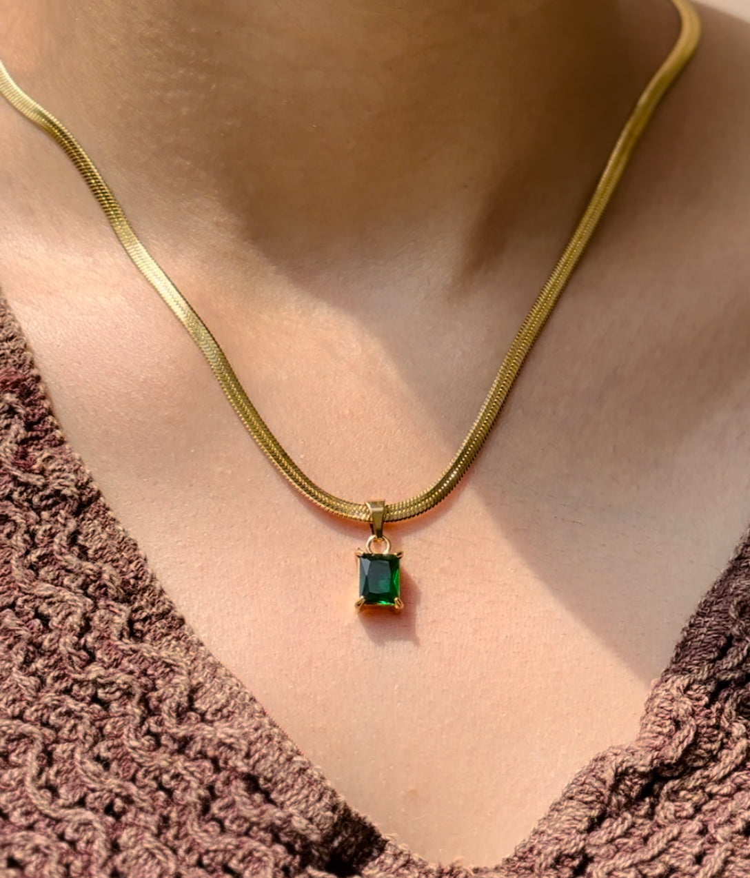 Emerald necklace