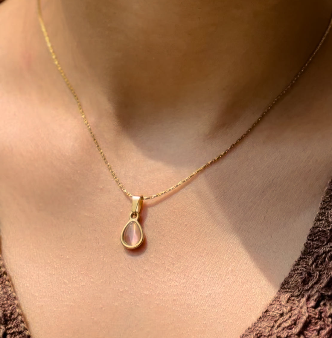 Pink Aura Necklace
