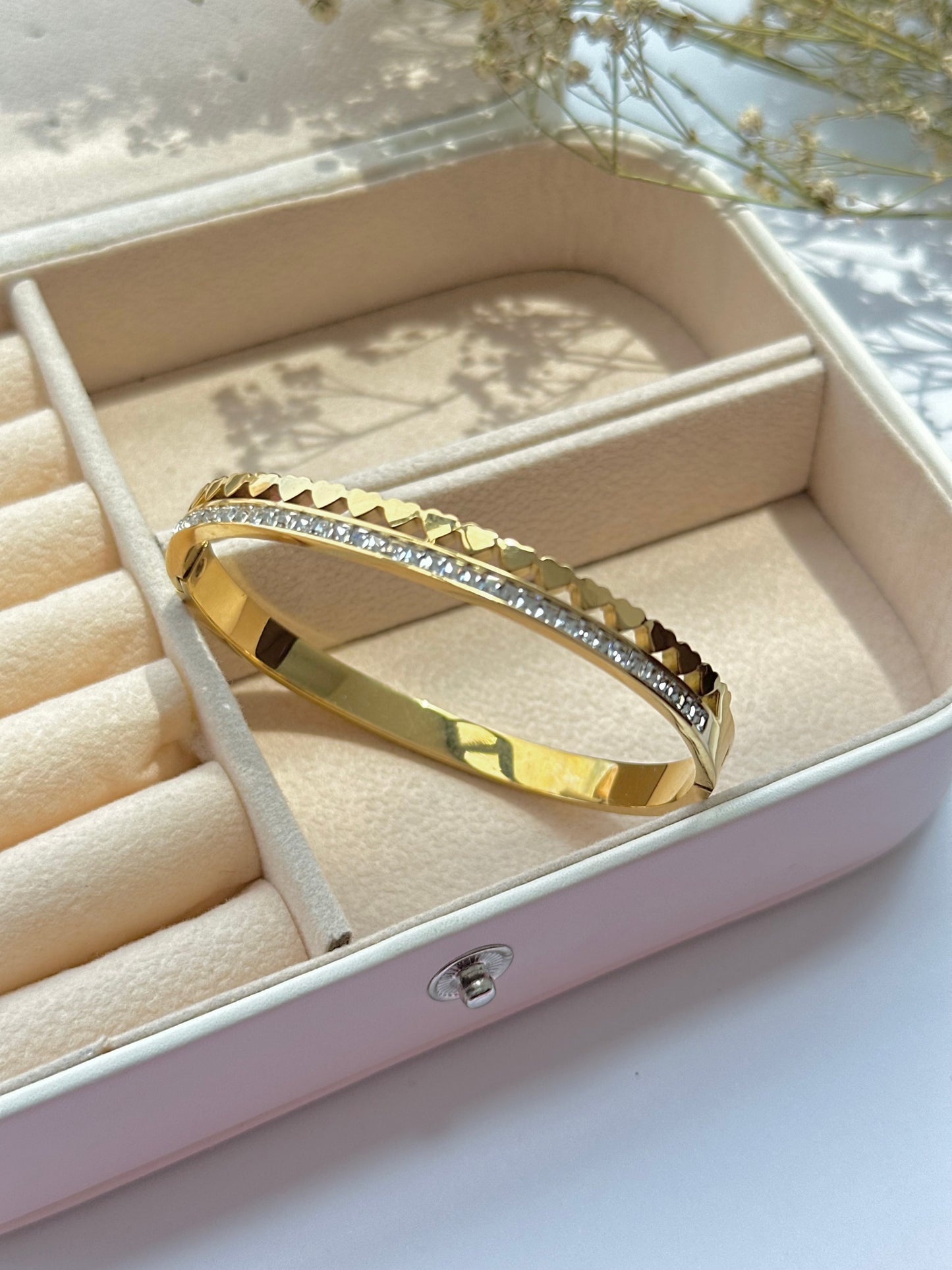 Studded Heart Bracelet