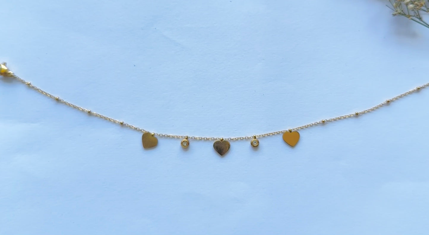 Heart Anklet