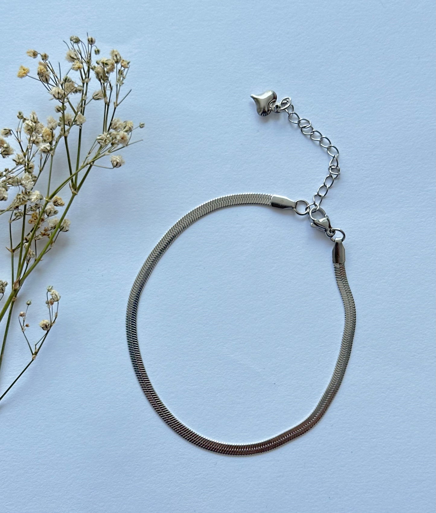 Silver Snake Chain Bracelet