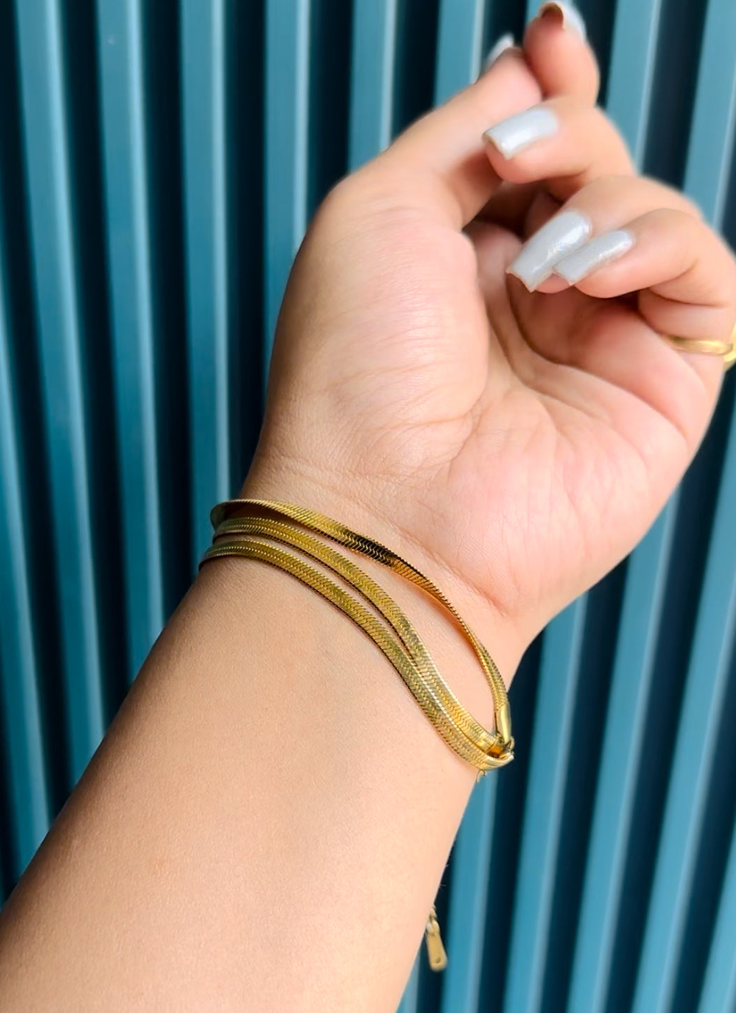 Layered Snake chain Bracelet