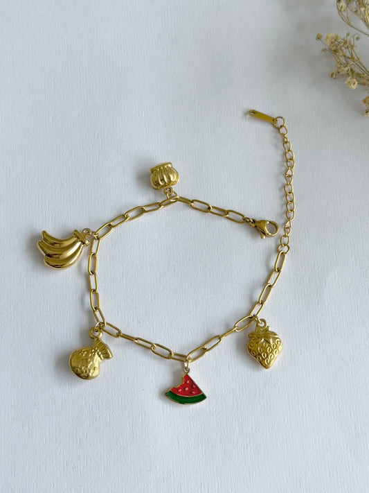 Fruit Charms Bracelet