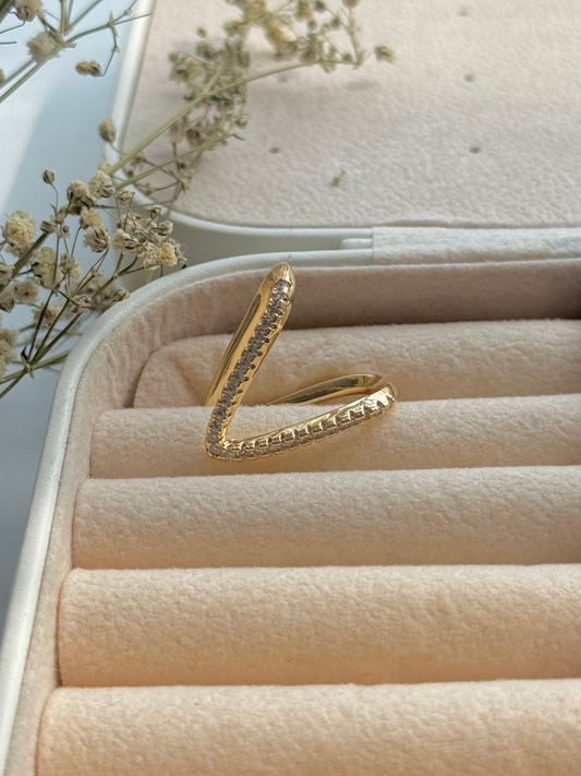 Studded V ring