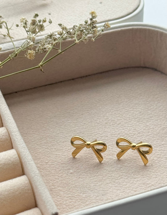 Dainty Bow Earrings