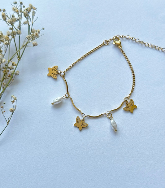 Butterfly Chain Bracelet