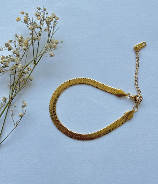 Gold Snake Chain Bracelet