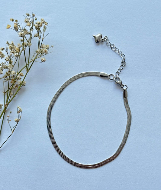 Silver Snake Chain Bracelet