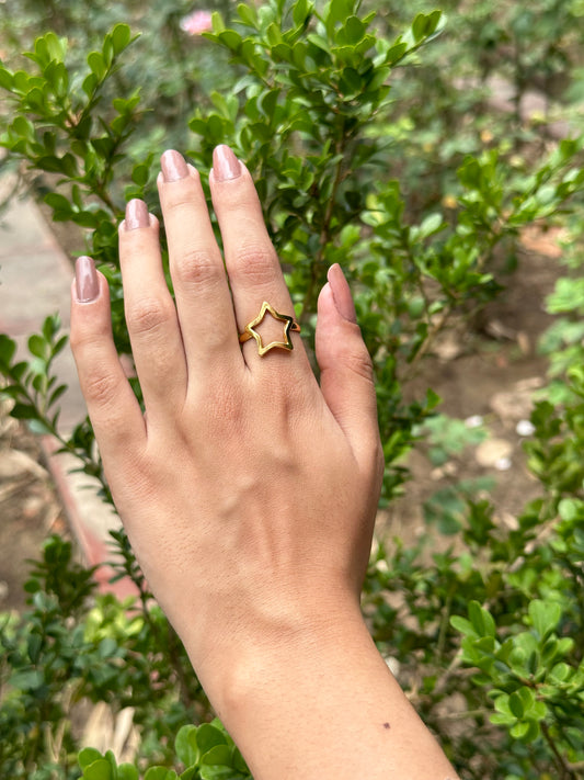 Star shaped ring
